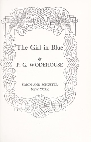 The girl in blue (1971, Simon and Schuster)