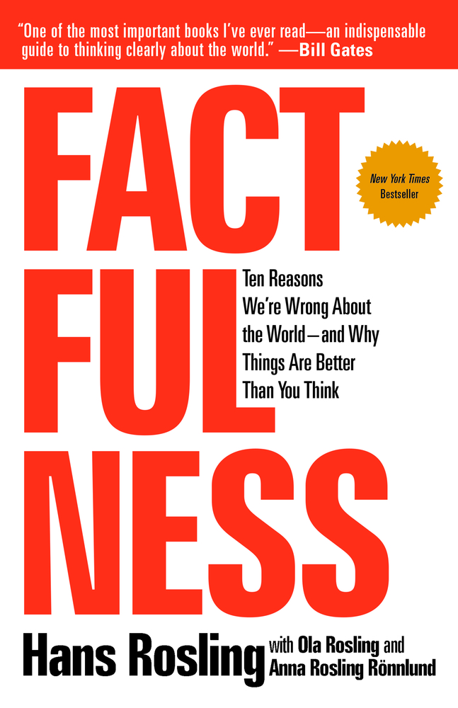 Hans Rosling, Ola Rosling, Anna Rosling Rönnlund: Factfulness (2018, Flatiron Books)