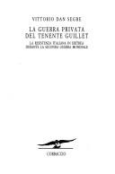 La guerra privata del tenente Guillet (Italian language, 1993, Corbaccio)