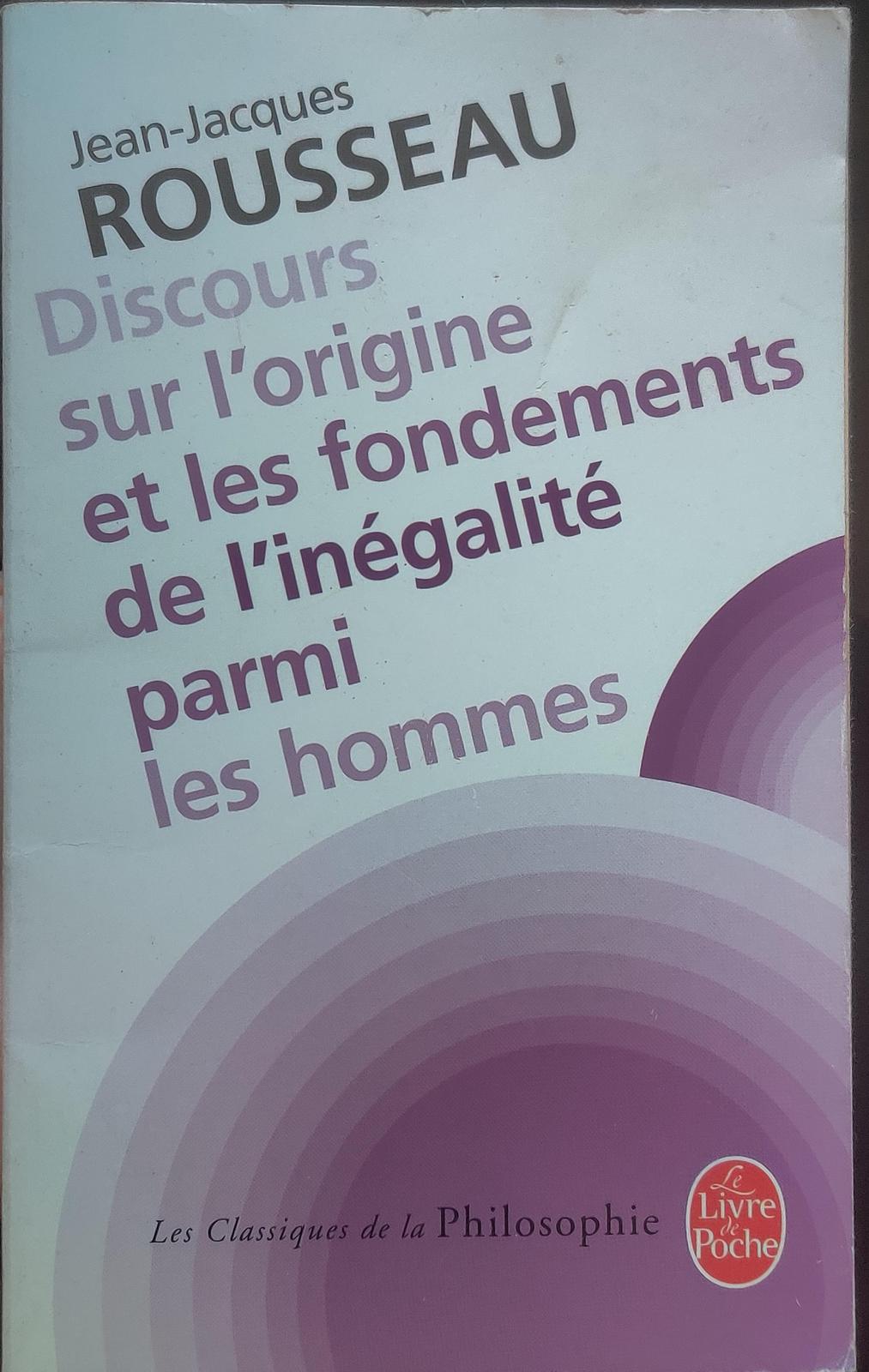 Discours sur l'origine et les fondements de l'inégalité parmi les hommes (French language, 2012)