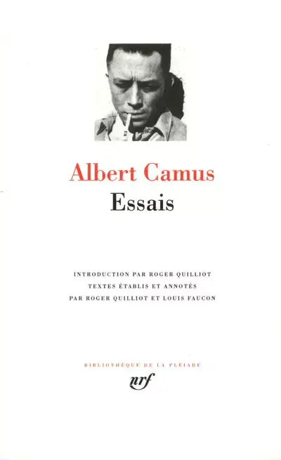 Albert Camus: Essais (French language, 1965, Éditions Gallimard)