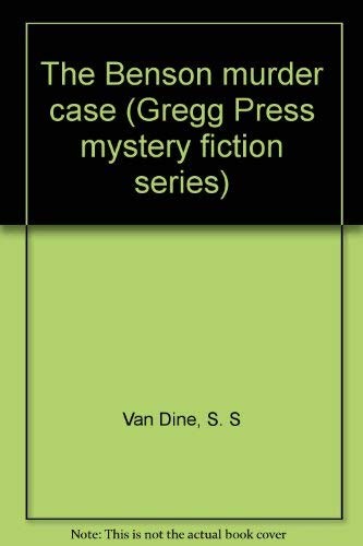 Willard Huntington Wright: The Benson murder case (1980, Gregg Press)