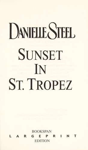 Sunset In St. Tropez (Hardcover, 2002, Bookspan)