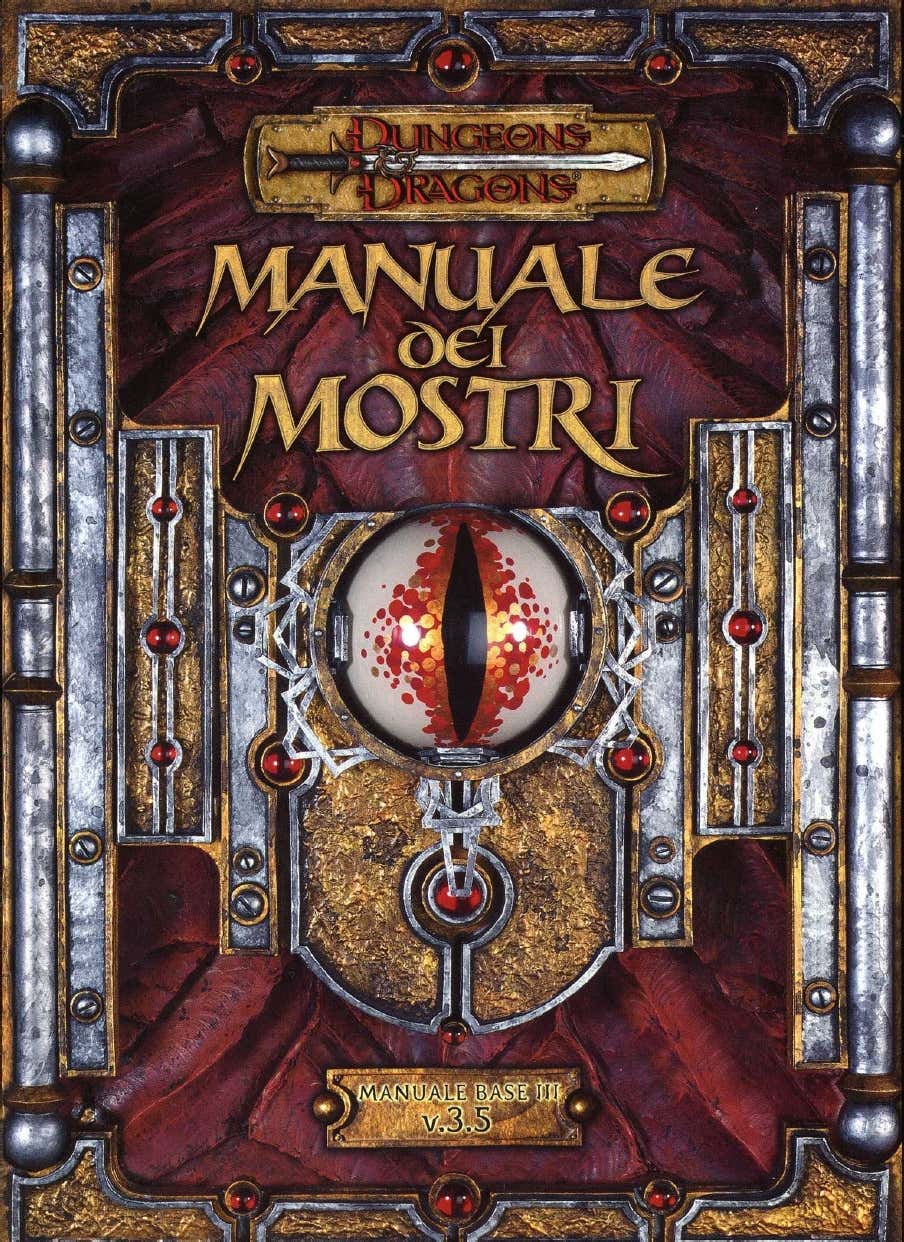 D&D. Manuale dei mostri (Hardcover, italiano language, Twenty Five Edition)