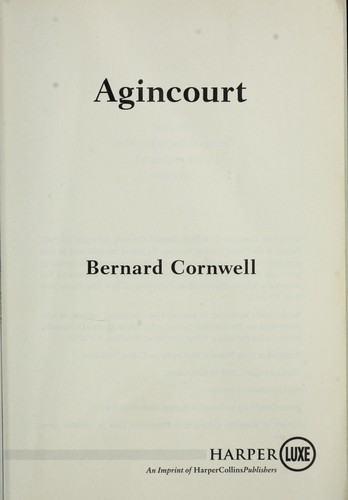 Agincourt (Harpercollins)