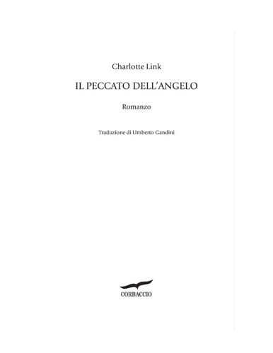 Charlotte Link: Il peccato dell'angelo (Italian language, 2011, Corbaccio)