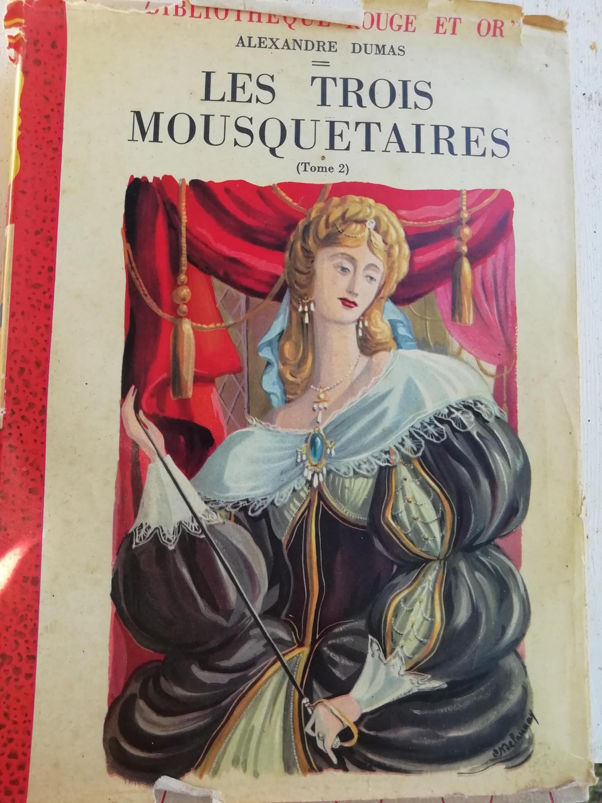 Les trois mousquetaires (French language, 1952, Bibliothèque rouge et or)