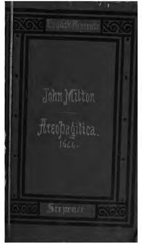 Areopagitica (1868, [publisher not identified])