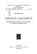 Salvatore Ussia: Carteggio Magliabechi (Italian language, 1980, L.S. Olschki)