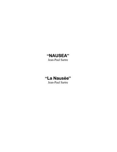 Nausea (2000, Penguin)