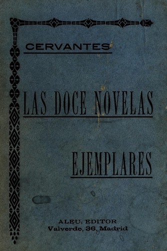 Las doce novelas ejemplares (Spanish language, Aleu, editór)