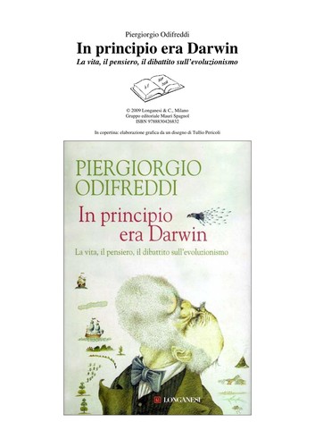 In principio era Darwin (Italian language, 2009, Longanesi)