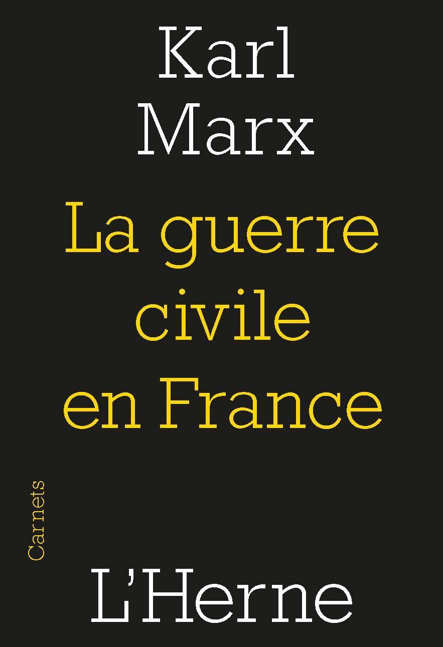 Karl Marx: La guerre civile en France (French language, 2016)