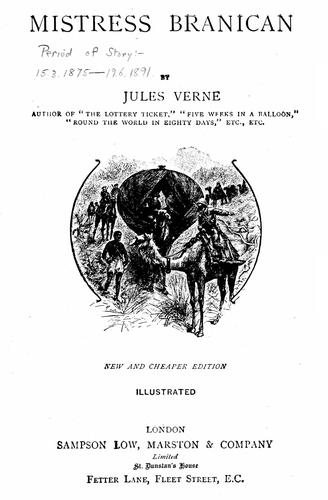 Mistress Branican (1892, S. Low, Marston)