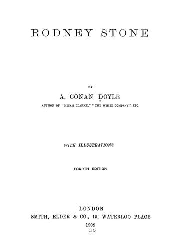 Rodney Stone. (1909, Smith, Elder & co.)