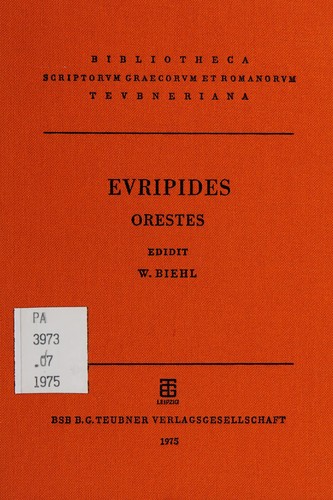 Orestes (Greek language, 1975, Teubner)