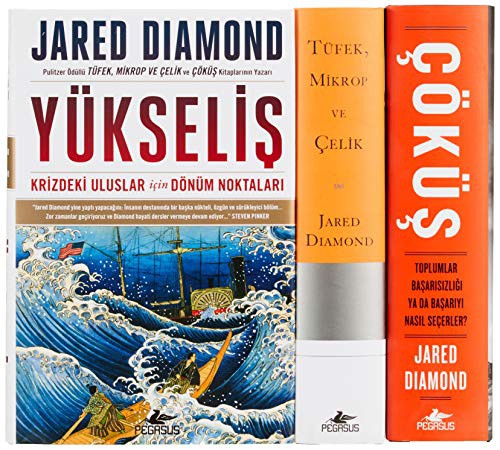 Jared Diamond: Tüfek Mikrop ve Çelik Üçlemesi (Hardcover, Pegasus Yayinlari)