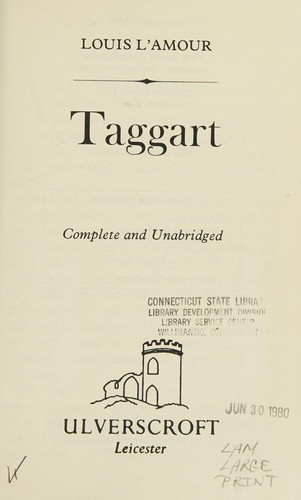 Taggart (Hardcover, 1979, Ulverscroft / F. A. Thorpe)