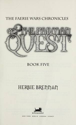 Herbie Brennan: The faeman quest (2011, Bloomsbury)