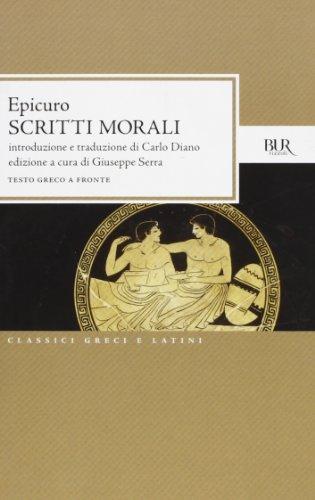 Epicurus: Scritti morali (Italian language, 1987)