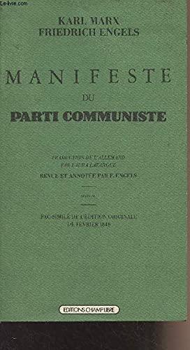 Karl Marx, Friedrich Engels: Manifeste du Parti communiste (French language, 1983)