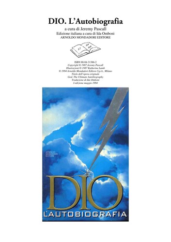 Jeremy Pascall: Dio (Italian language, 1994, Mondadori)