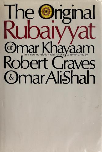 Omar Khayyam: The original Rubaiyyat of Omar Khayaam. (1968, Doubleday)