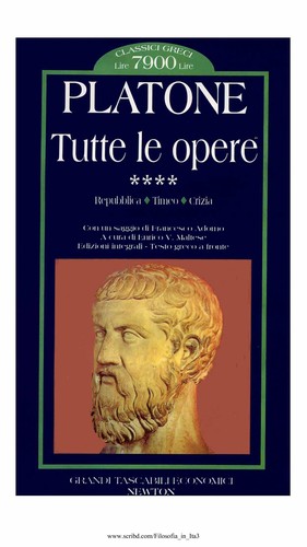 Plato: Tutte le opere (Italian language, 1997, Newton)