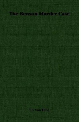 Willard Huntington Wright: The Benson Murder Case (Paperback, 2006, Hesperides Press)