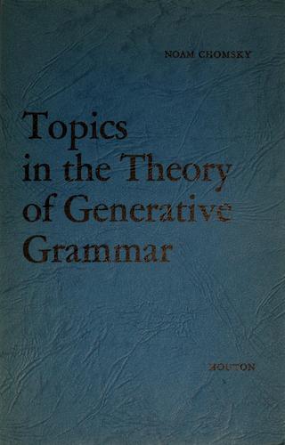 Topics in the theory of generative grammar. (1966, Mouton)