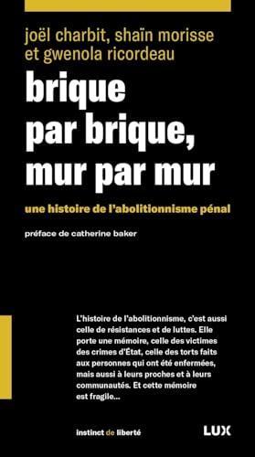Gwénola Ricordeau, Shaïn Morisse, Joël Charbit: Brique par brique, mur par mur (Paperback, French language, 2024, Lux Éditeur)