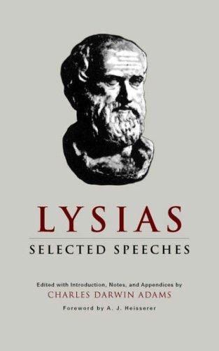 Lysias (Paperback, 1989, University of Oklahoma Press)