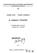 André Gide: Le scénario d'Isabelle (French language, 1996, Lettres Modernes, distribution Minard)