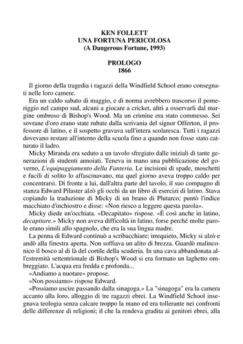 Una Fortuna Pericolosa (Paperback, 1993, Mondadori Printing)
