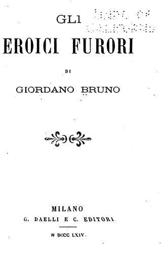 Gli eroici furori (Italian language, 1999, Biblioteca universale Rizzoli)