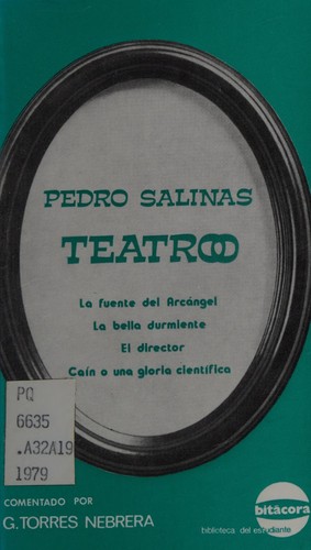 Salinas, Pedro: Teatro (Spanish language, 1979, Narcea)