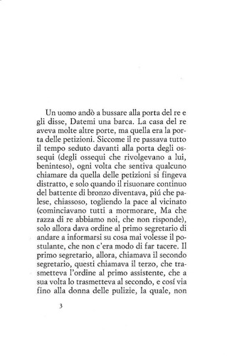 Il racconto dell'isola sconosciuta (Italian language, 1999, Einaudi)