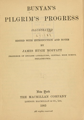 Bunyan's Pilgrim's progress illustrated (1905, The Macmillan company)