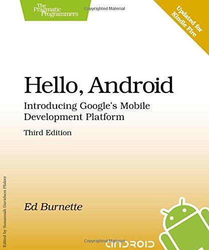 Hello, Android : introducing Google's mobile development platform (2010)