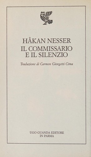 Håkan Nesser: Il commissario e il silenzio (Italian language, 2007, RL Libri)