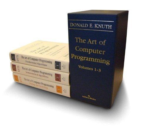 The Art of Computer Programming, Volumes 1-3 Boxed Set (1998)