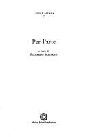 Luigi Capuana: Per l'arte (Italian language, 1994, Edizioni scientifiche italiane)