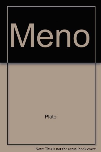 Meno (Hardcover, Greek language, 1985, Bolchazy-Carducci, Aris & Phillips)