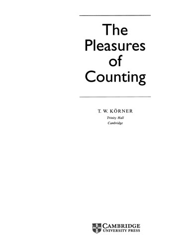 The pleasures of counting