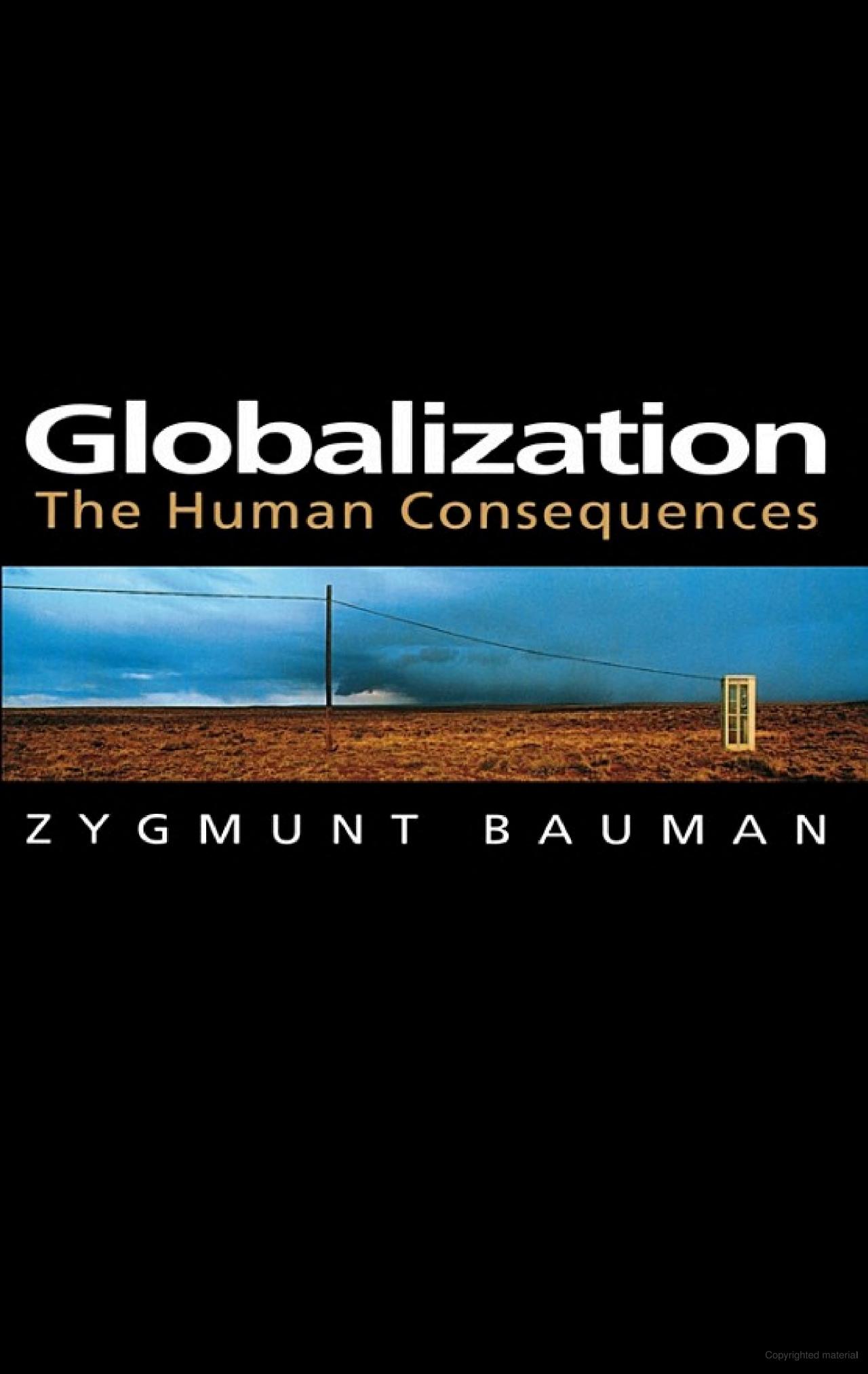 Zygmunt Bauman: Globalization (EBook, 2013, John Wiley & Sons)