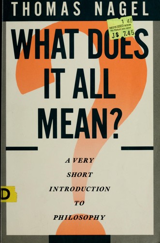 What does it all mean? (1987, Oxford University Press)