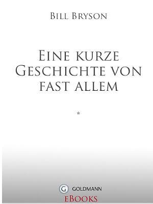 Eine kurze Geschichte von fast allem (German language)