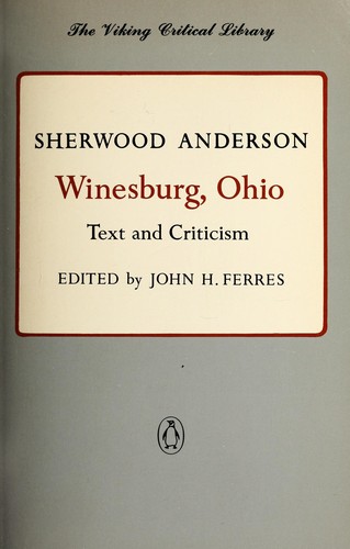 Sherwood Anderson: Winesburg, Ohio (1977, Penguin Books)